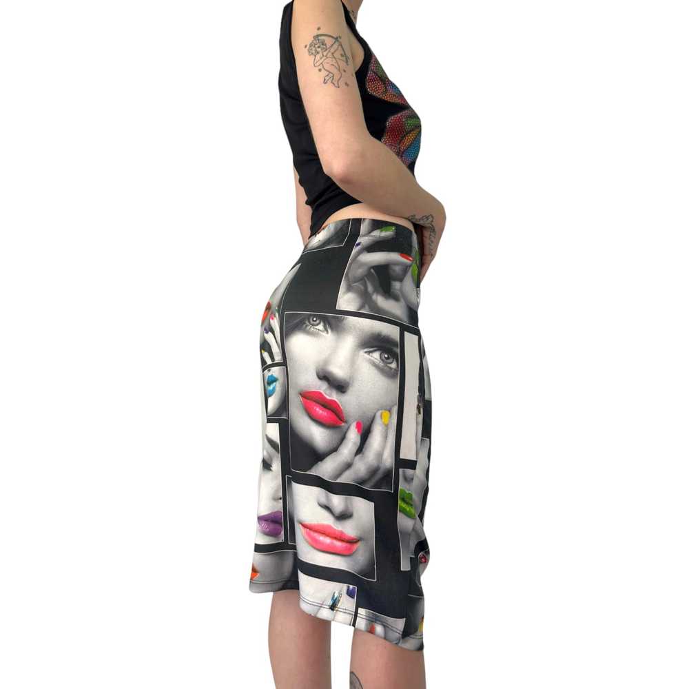 Digital Allover Print Midi Skirt (S/M) - image 2