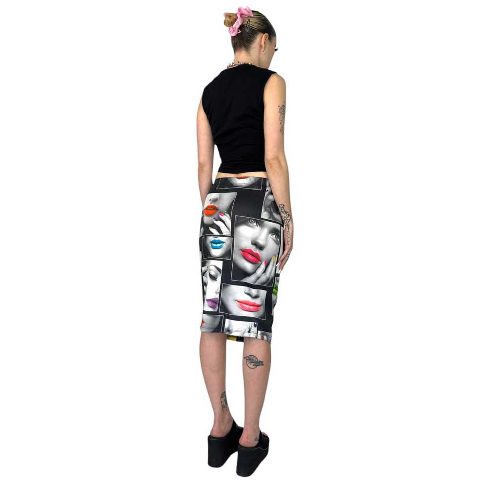 Digital Allover Print Midi Skirt (S/M) - image 4