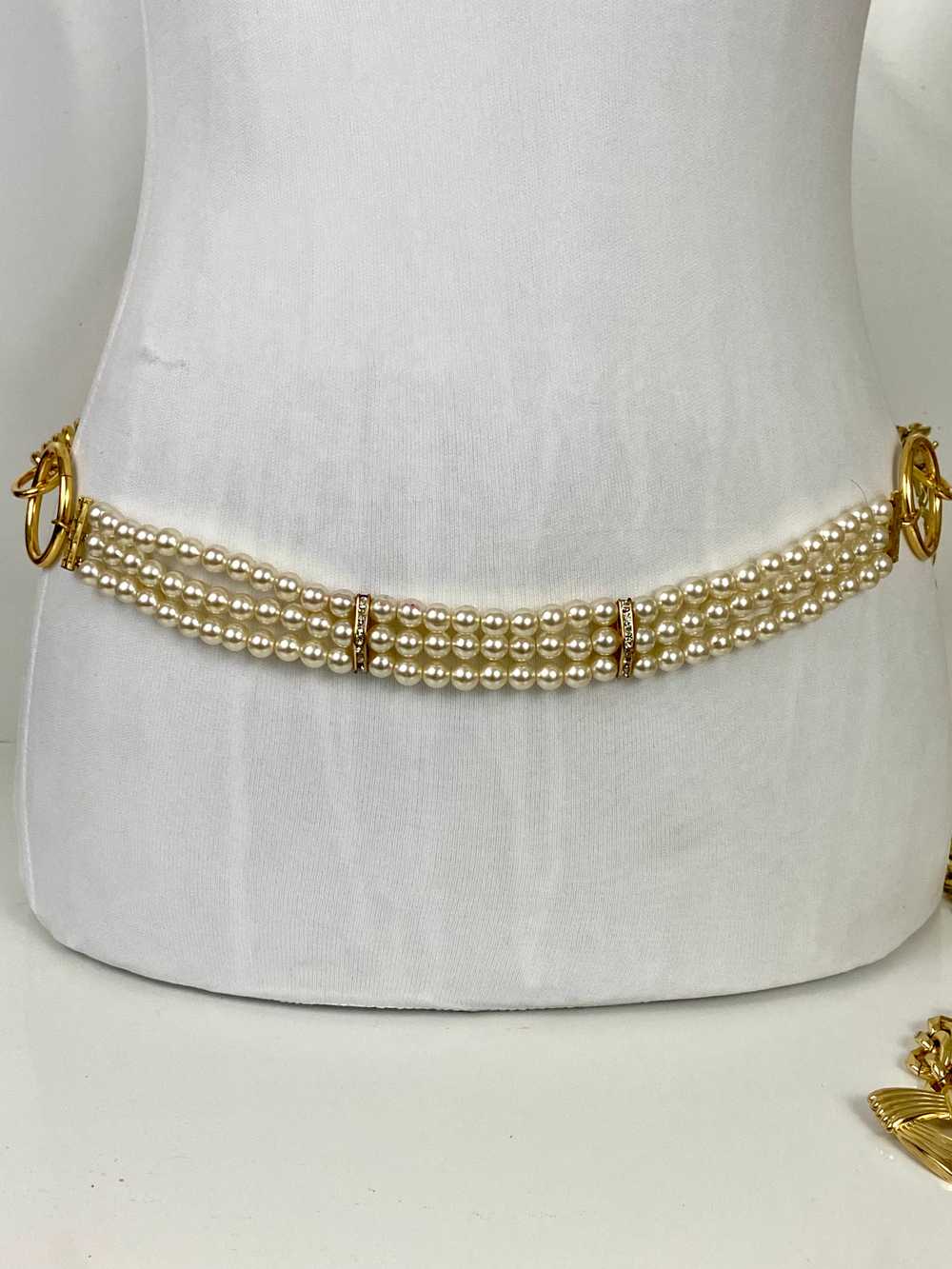 Pearl and gold belt - image 2