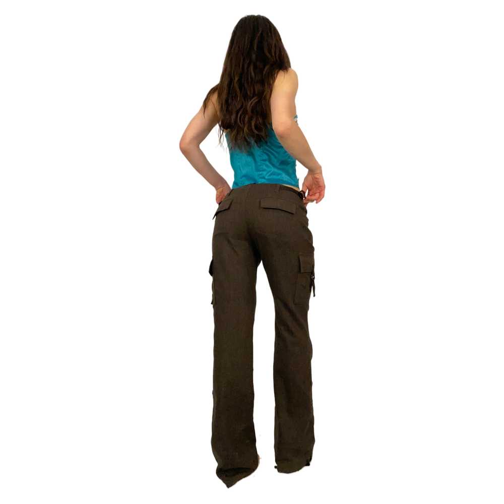 Chocolate Wool Cargo Pants (XS) - image 3