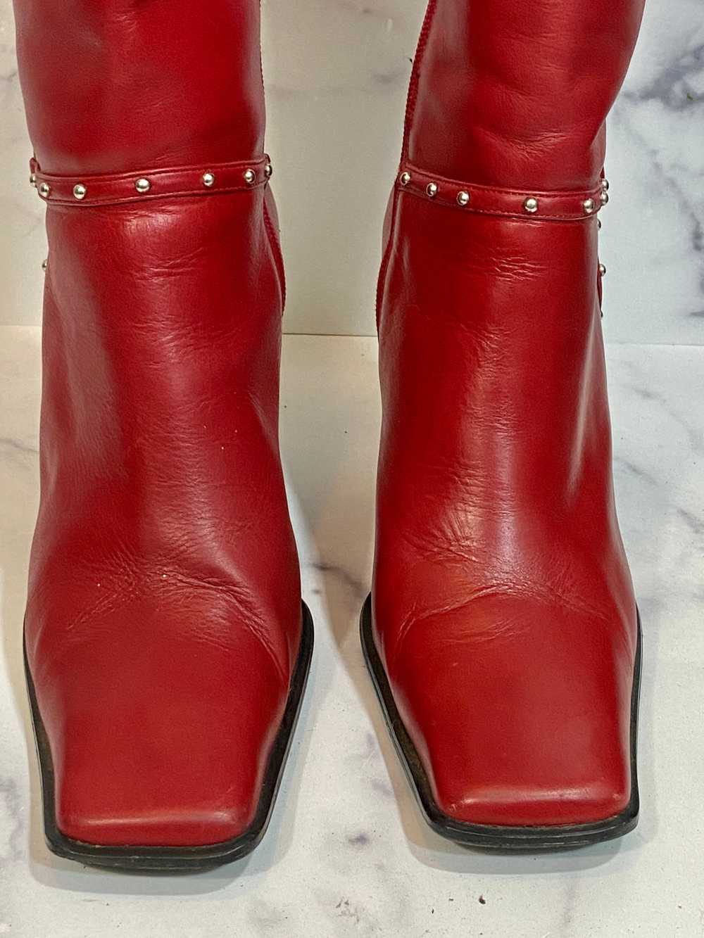 Motor Blaze red leather boots - image 10