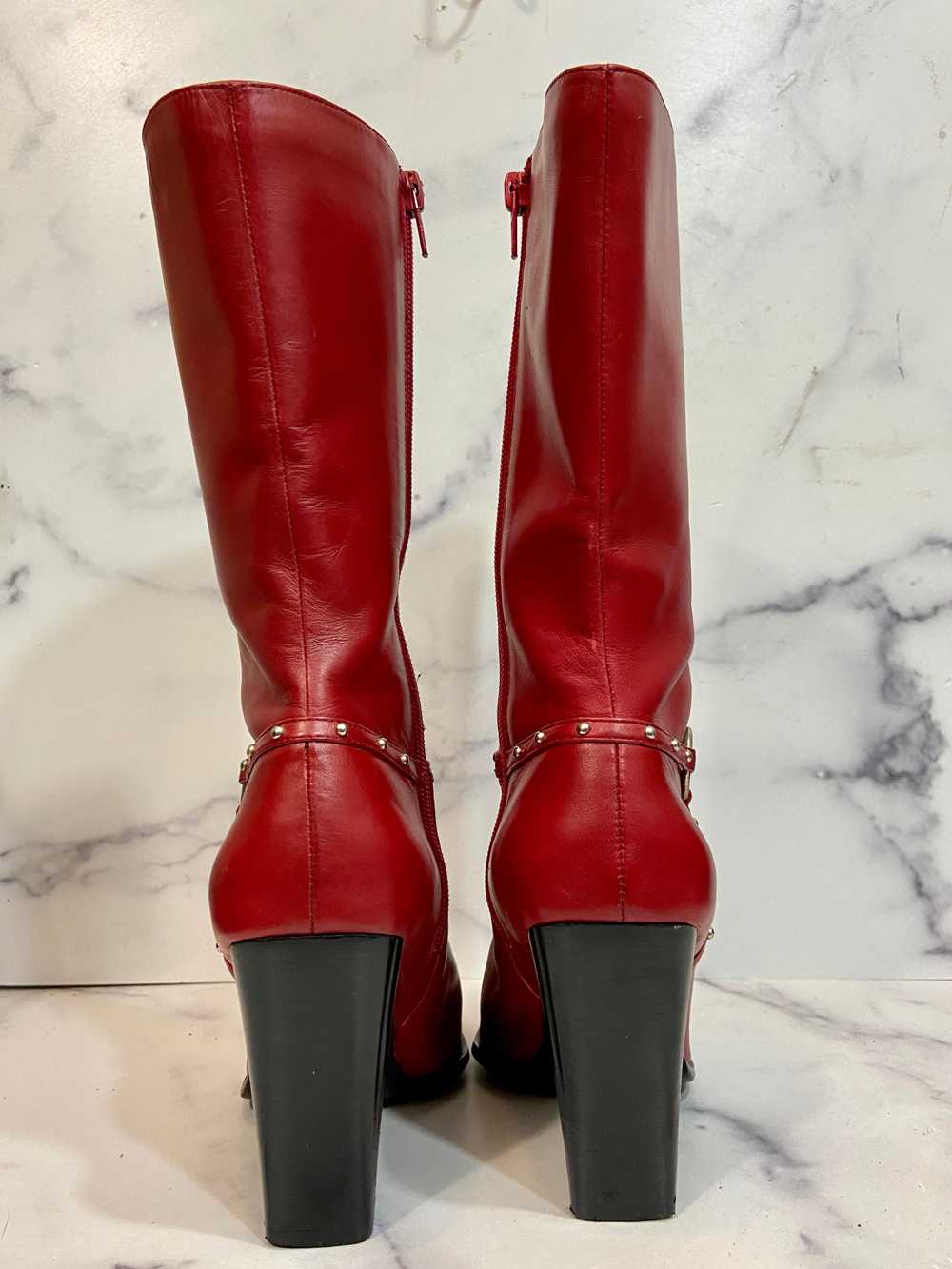 Motor Blaze red leather boots - image 11