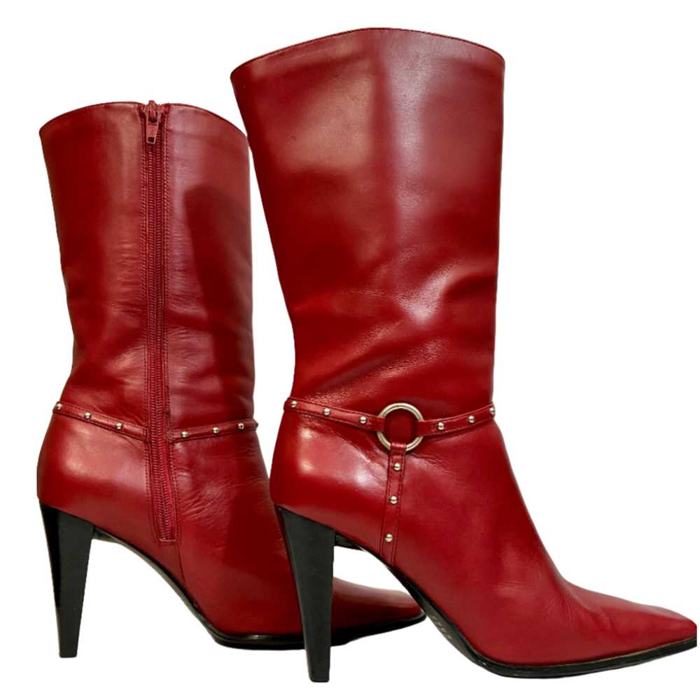 Motor Blaze red leather boots - image 1