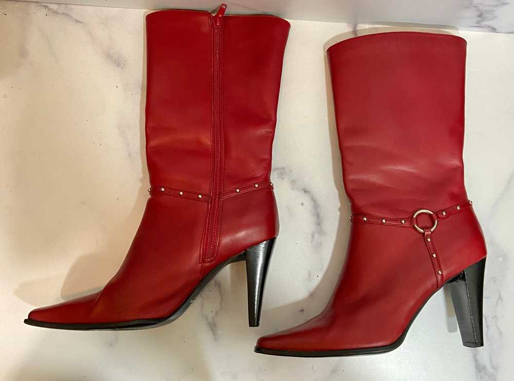 Motor Blaze red leather boots - image 6