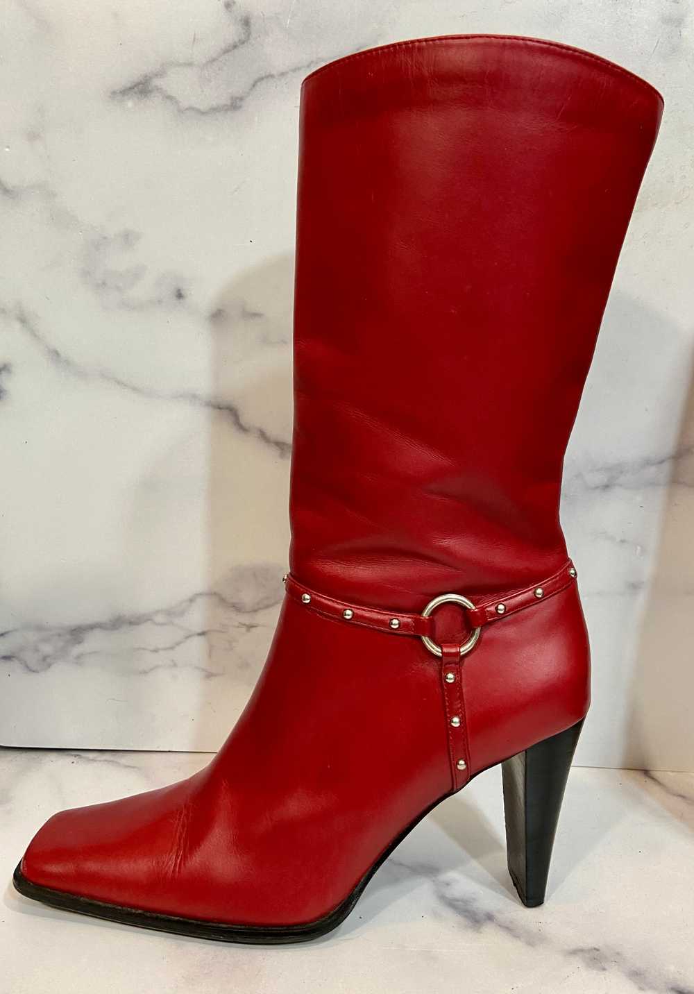 Motor Blaze red leather boots - image 8