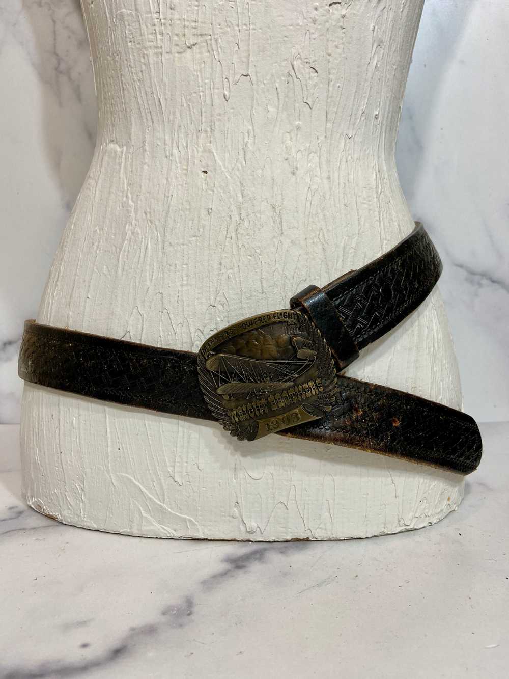 Vintage solid brass belt - image 1