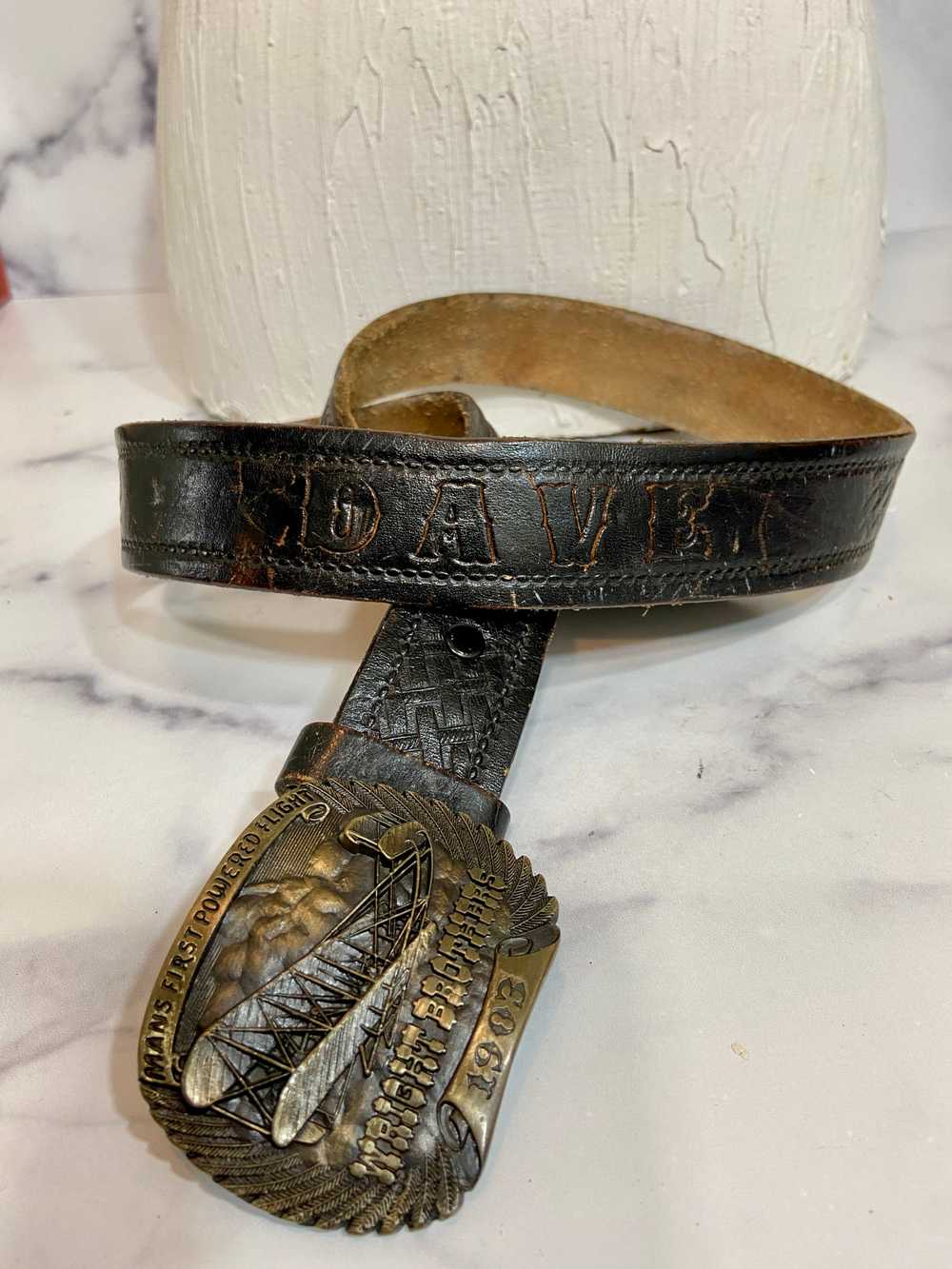 Vintage solid brass belt - image 3