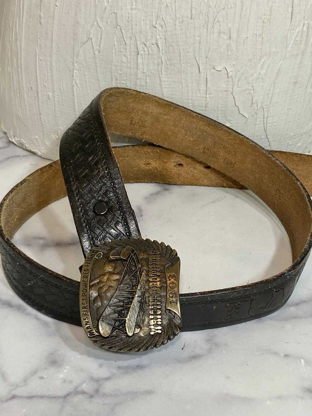 Vintage solid brass belt - image 8