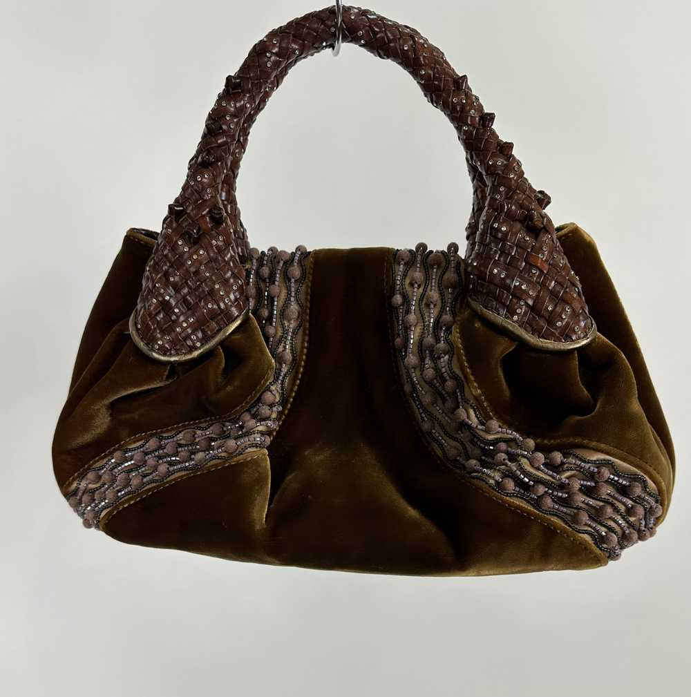 Fendi Brown Velvet Spy Bag - image 4