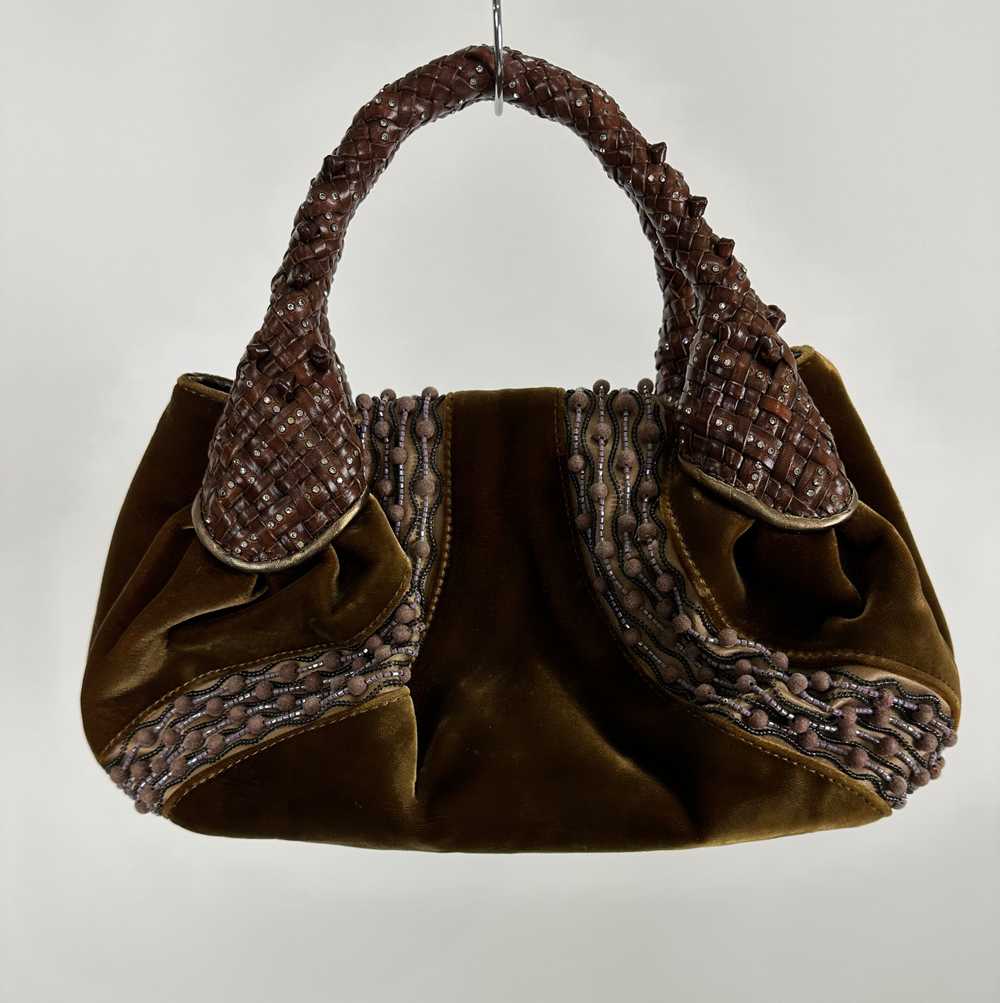 Fendi Brown Velvet Spy Bag - image 5