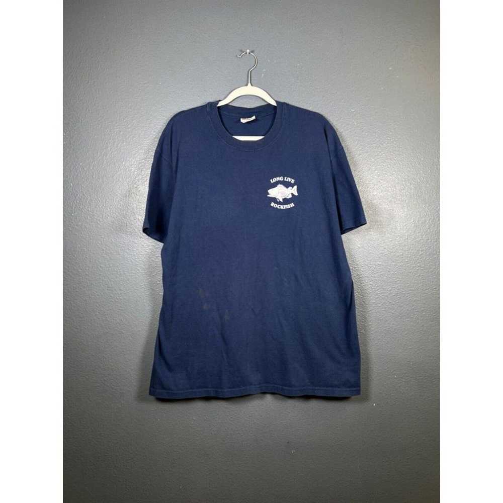 Ray Troll Vintage size XL men's blue T-Shirt shor… - image 4