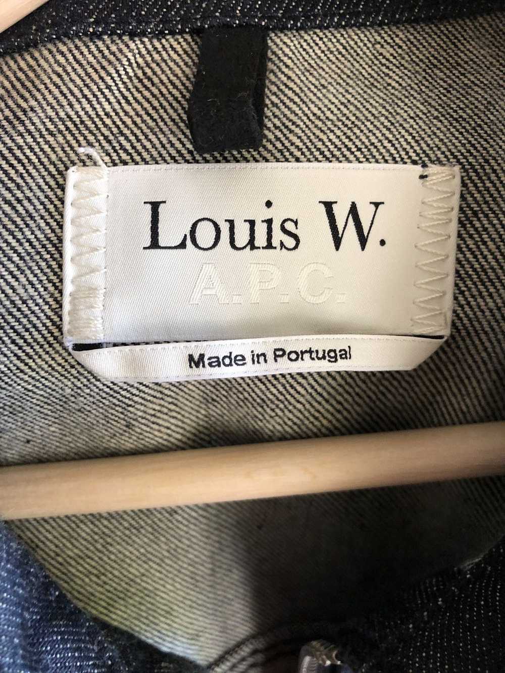 A.P.C. × Louis W. Louis W. Carter Denim Zip Jacket - image 3