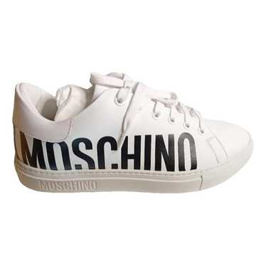 Moschino Patent leather trainers