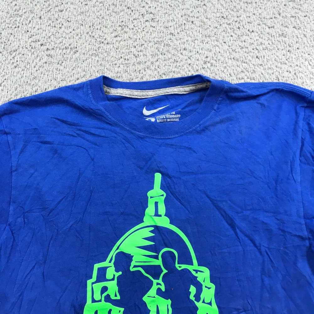 Nike Nike Shirt Adult Small Blue Spingfield Runni… - image 3