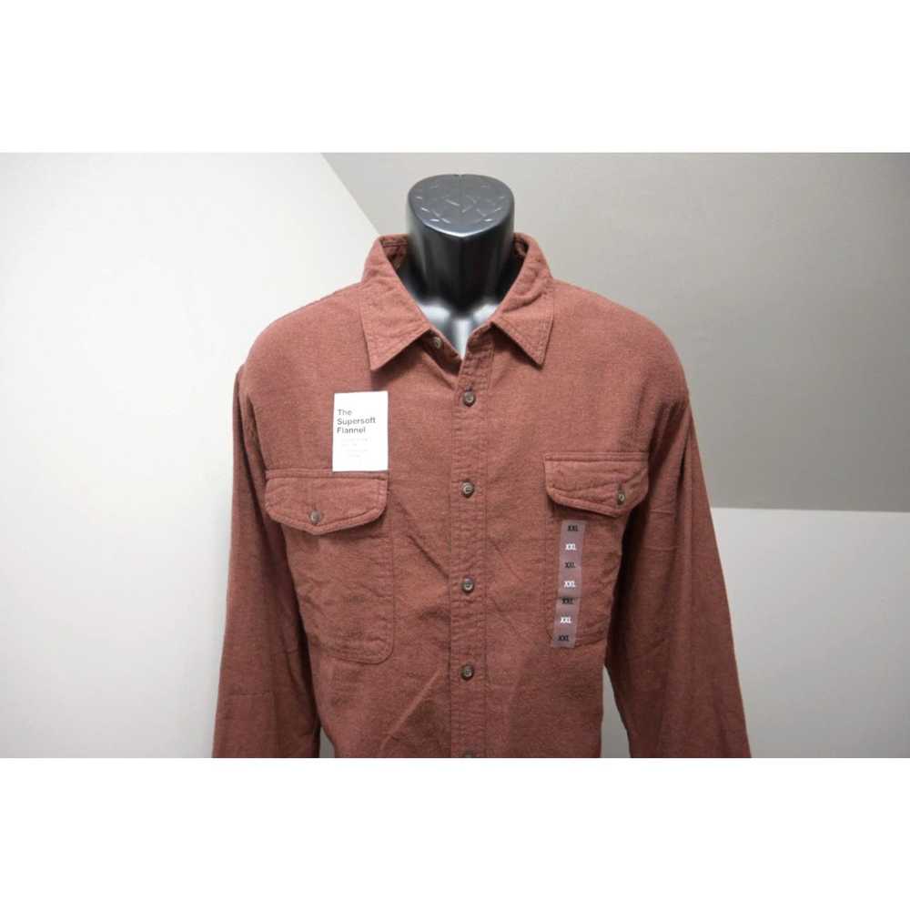 Vintage Sonoma Super Soft Flannel Camp Shirt Butt… - image 2