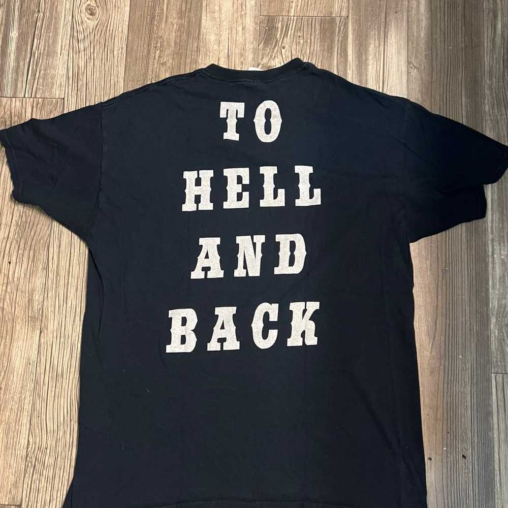 Vintage 90s Sabaton to hell and back band t shirt… - image 3