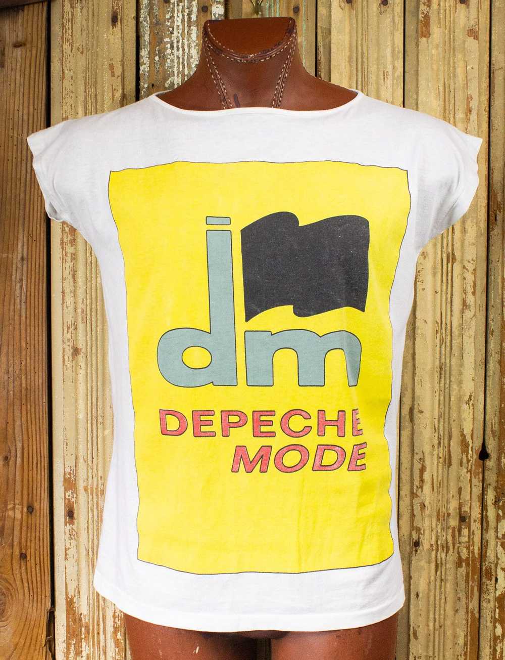 Band Tees × Vintage Vintage Depeche Mode Black Ce… - image 1