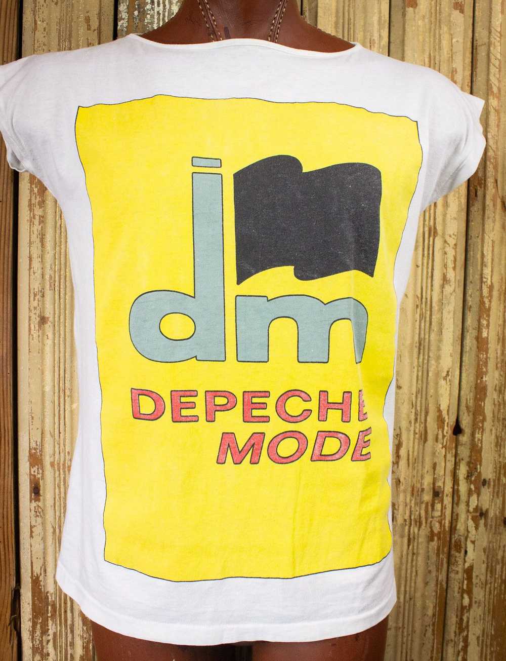 Band Tees × Vintage Vintage Depeche Mode Black Ce… - image 4