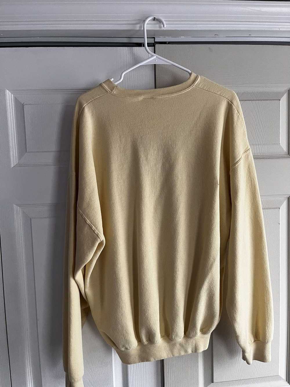 Jerzees × Vintage Yellow Pullover Sweatshirt - image 2