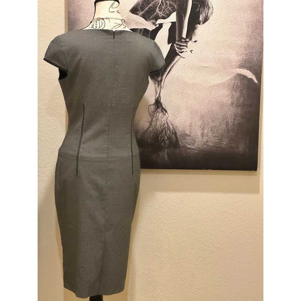 Anne Klein Anne Klein Gray MIDI Sheath Dress Size… - image 3