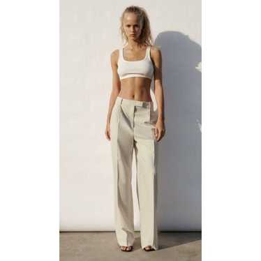 Zara Zara Beige Nwot M TROUSERS