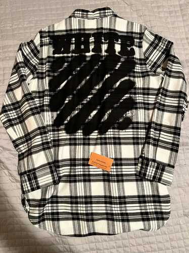 Off-White OFF-WHITE VIRGIL SPRAY PAINT FLANNEL XL