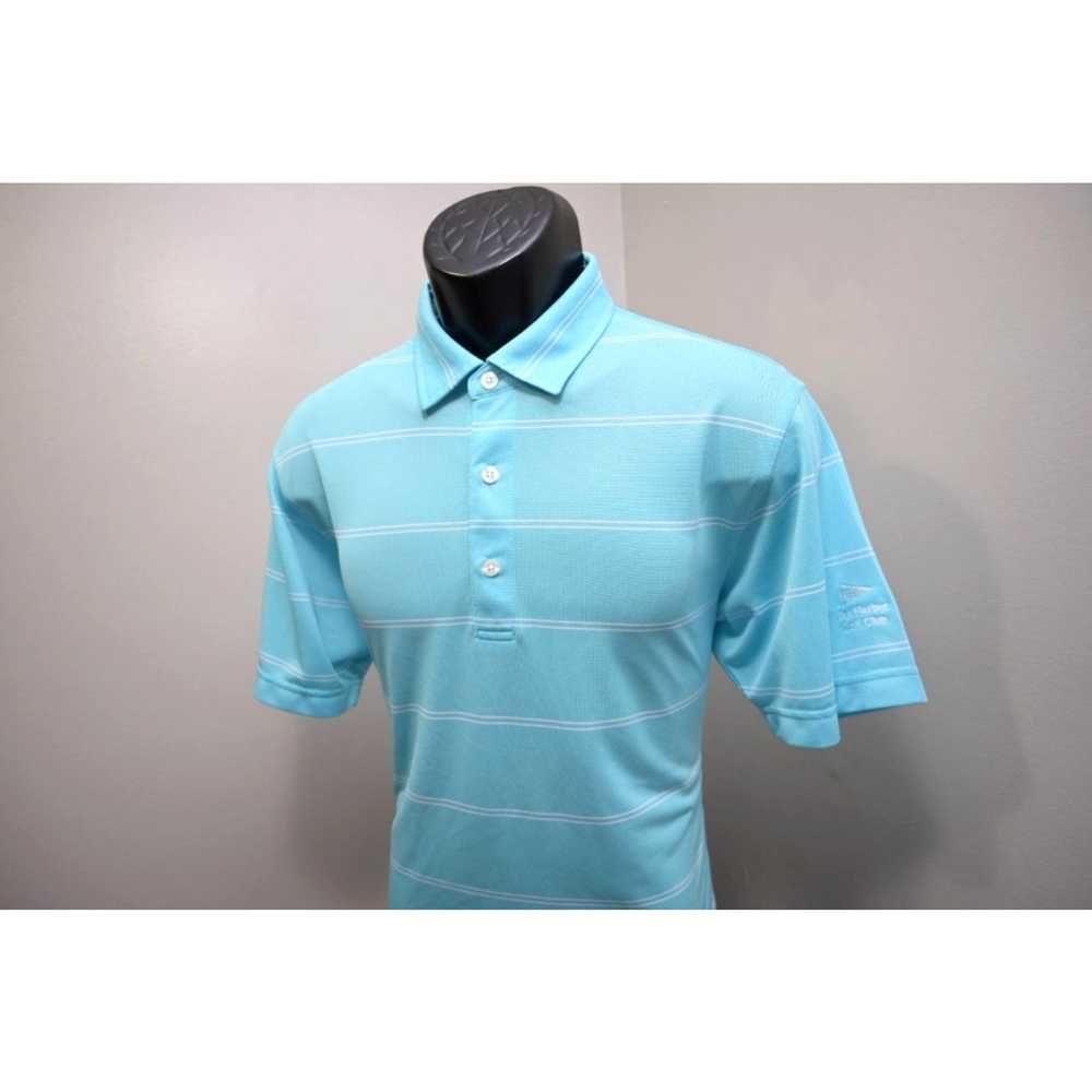 Vintage Dunning Golf Polo Striped Short Sleeve Dr… - image 1