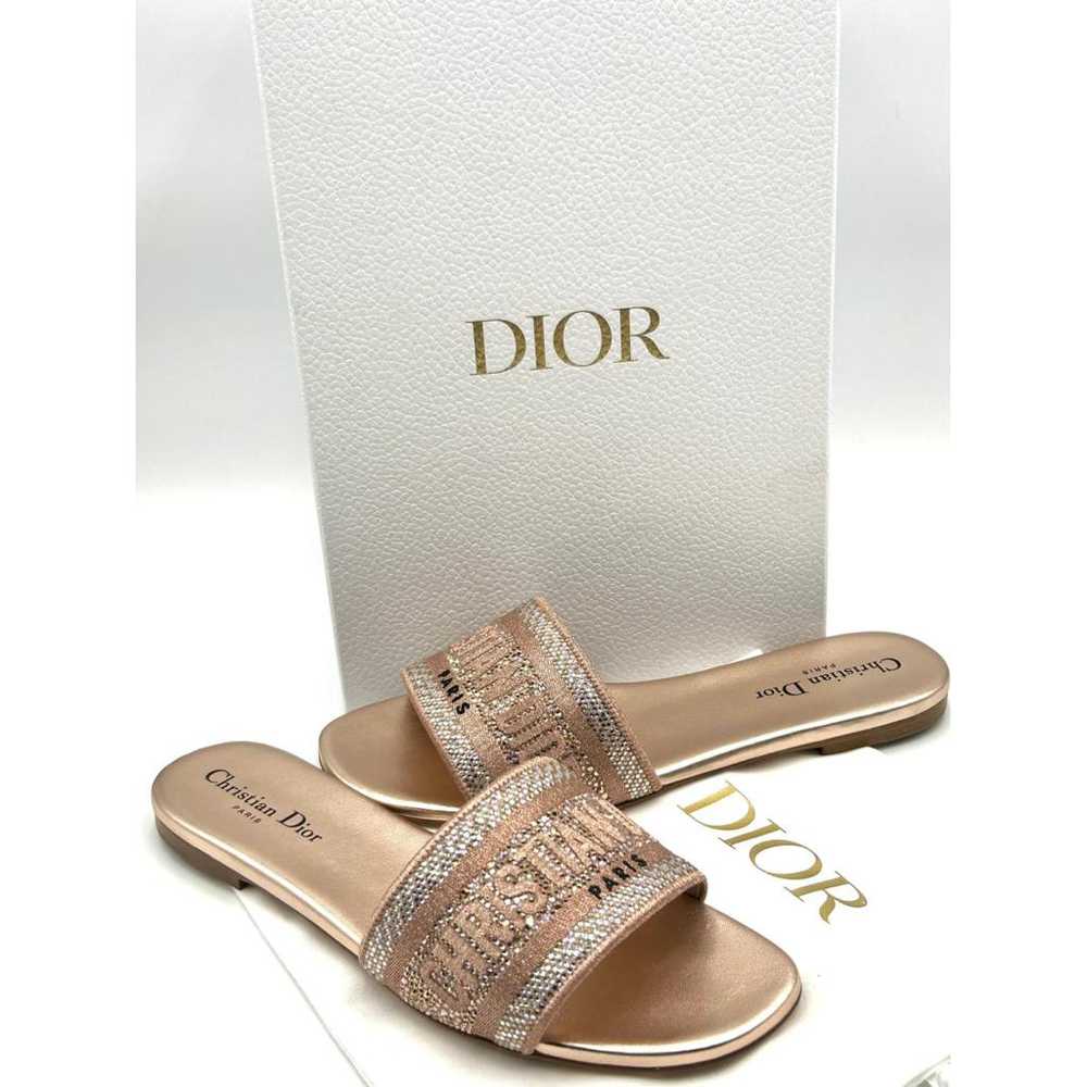 Dior Dway cloth mules - image 2