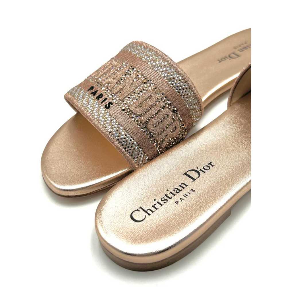 Dior Dway cloth mules - image 6