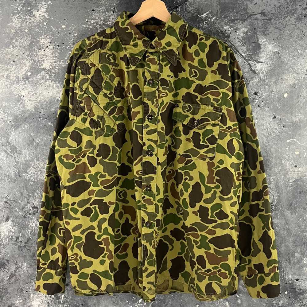 Vintage Vintage 80’s Camo army shirt - image 1