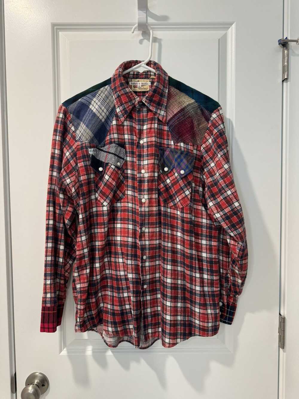 Needles Rebuild by Needles Flannel Button Up Shirt - image 1