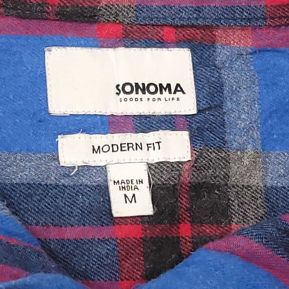 Sonoma Sonoma Tartan Flannel Button Up Shirt Mens… - image 3