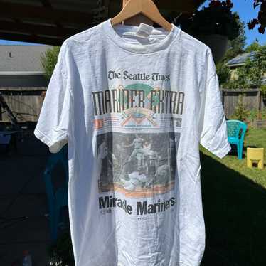 1990’s Seattle Mariners Newspaper T-Shirt