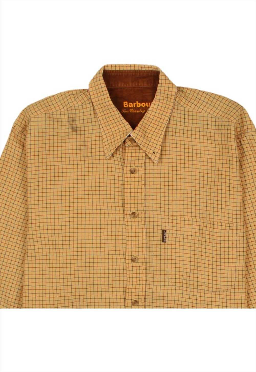 Vintage 90's Barbour Shirt Long Sleeves Button up… - image 3