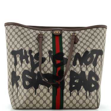 Balenciaga x Gucci The Hacker Project Tote Graffi… - image 1