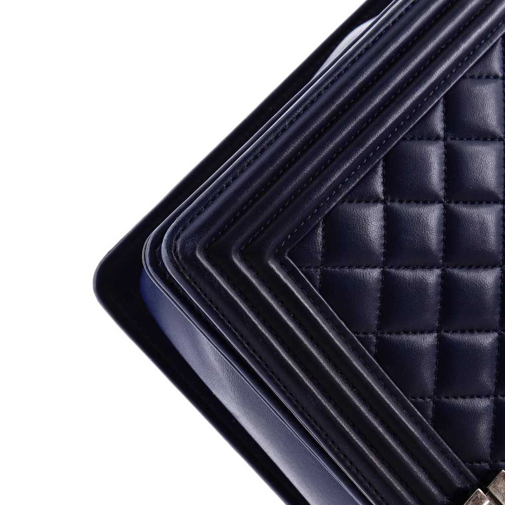 CHANEL Boy Flap Bag Quilted Lambskin Large - image 7