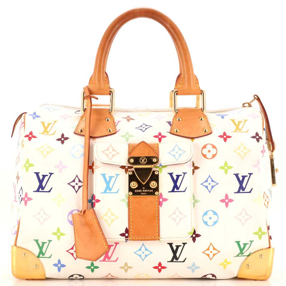 Louis Vuitton Speedy Handbag Monogram Multicolor … - image 1