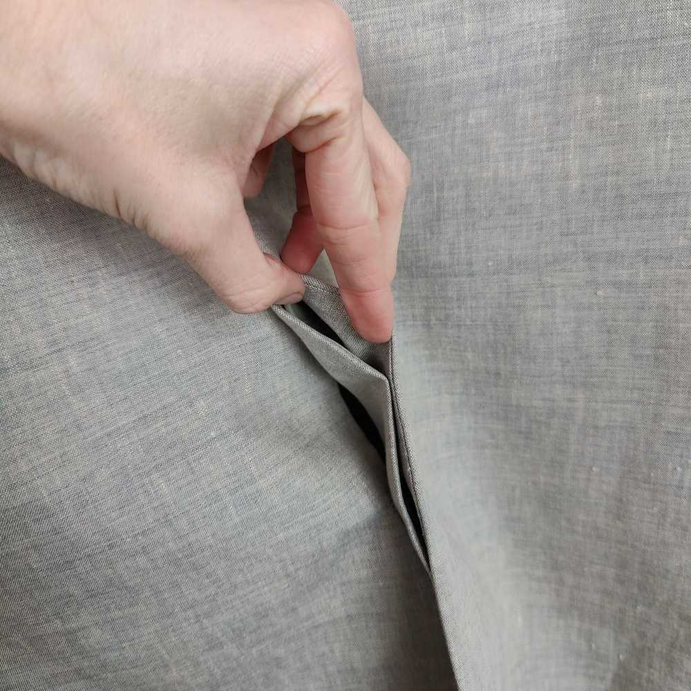 Cos COS Linen Wool Blend Blazer Mens 40R Taupe Gr… - image 6