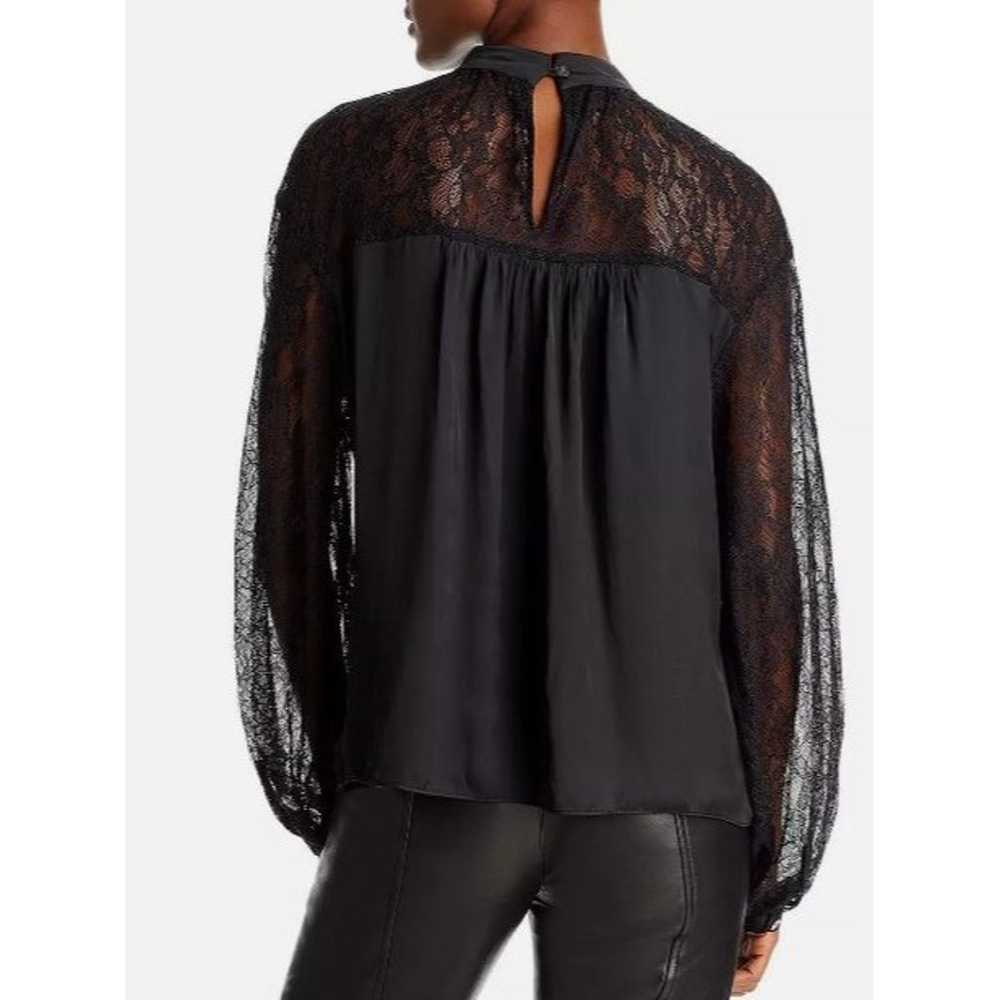 Ramy Brook Womens Sorinda Black Lace Long Sleeve … - image 4