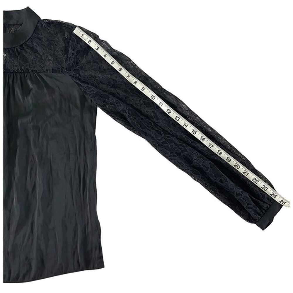 Ramy Brook Womens Sorinda Black Lace Long Sleeve … - image 8