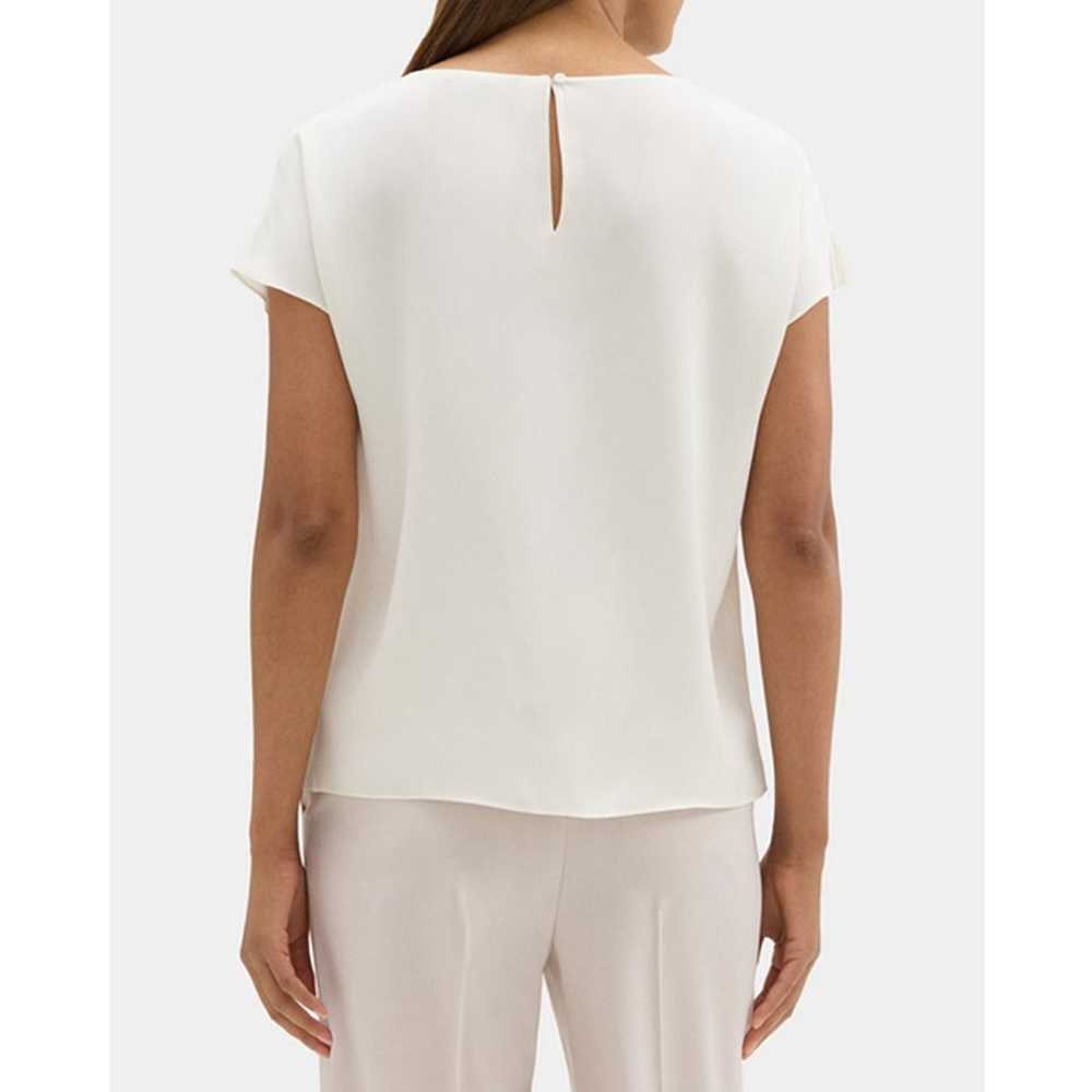 Theory Cap Sleeve Shell Sample Top in Silk George… - image 5