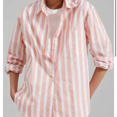 The Frankie Shop Lui Striped Shirt Pink XS