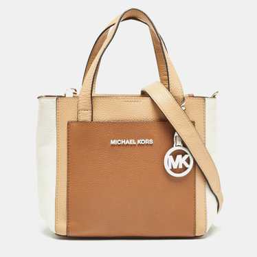 MICHAEL KORS Tricolor Leather Small Gemma Tote - image 1