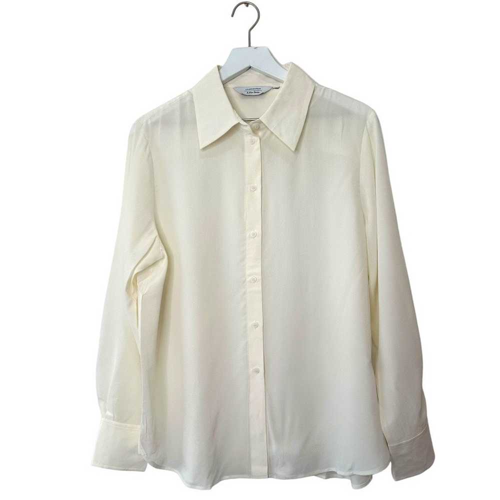 & Other Stories Mulberry Silk Cream Buttoned Blou… - image 1