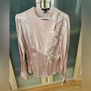 Roberto Cavalli Pink Silk Blouse Size L