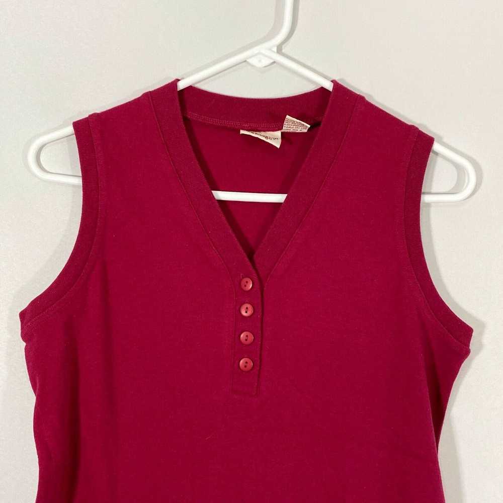 Blend Huntington Ridge Womens Red Cotton Blend Sl… - image 3