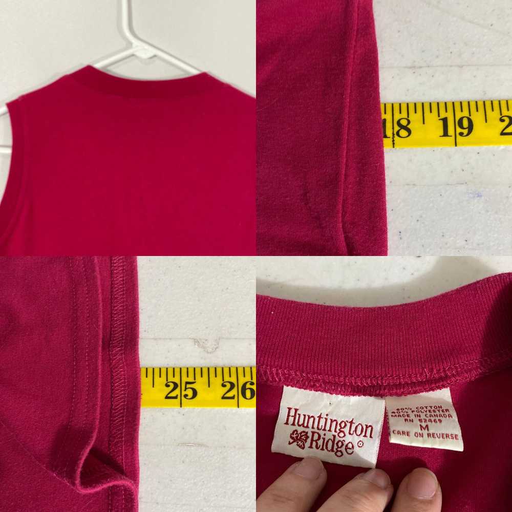 Blend Huntington Ridge Womens Red Cotton Blend Sl… - image 4