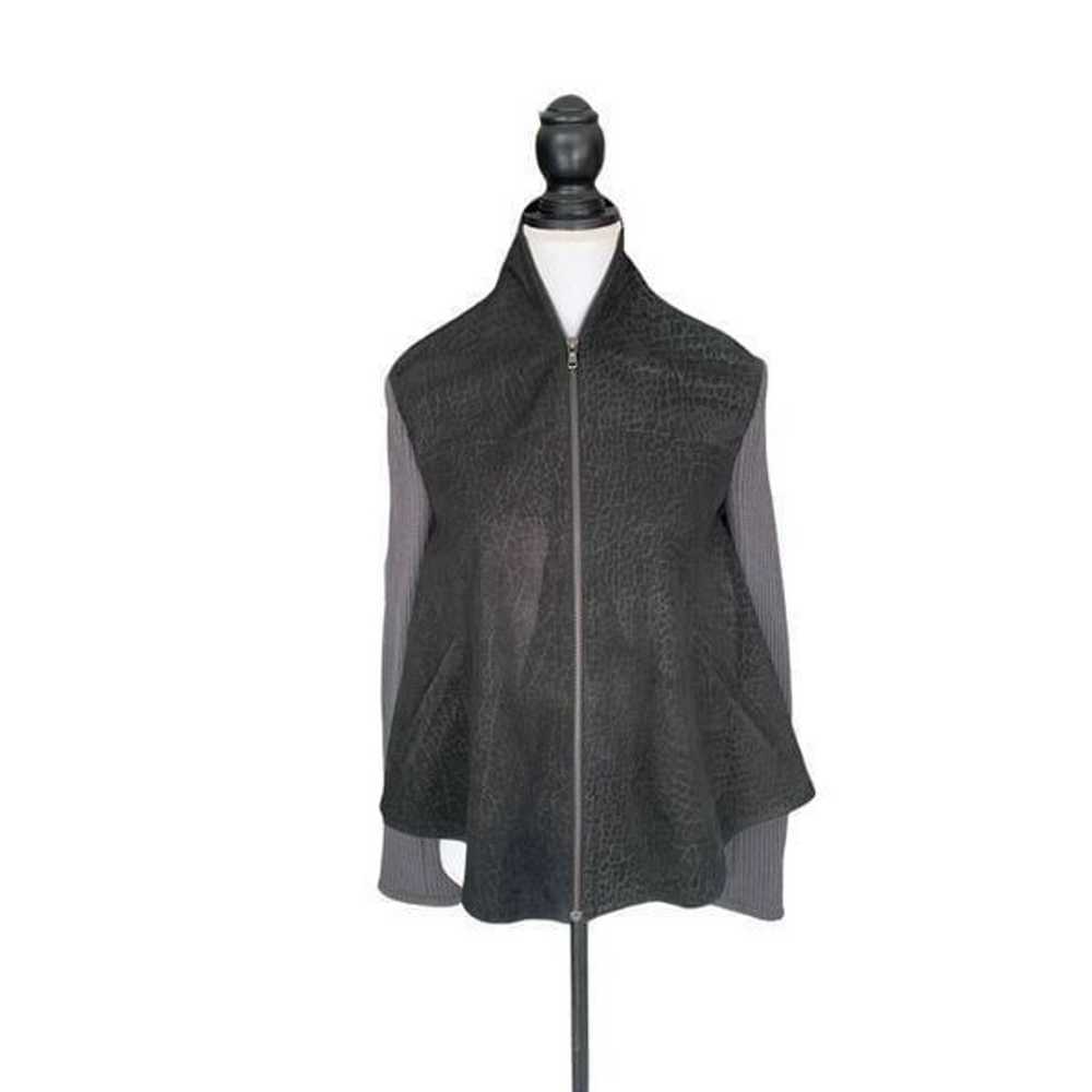 Women's Black Genuine Suede leather jacket - image 1
