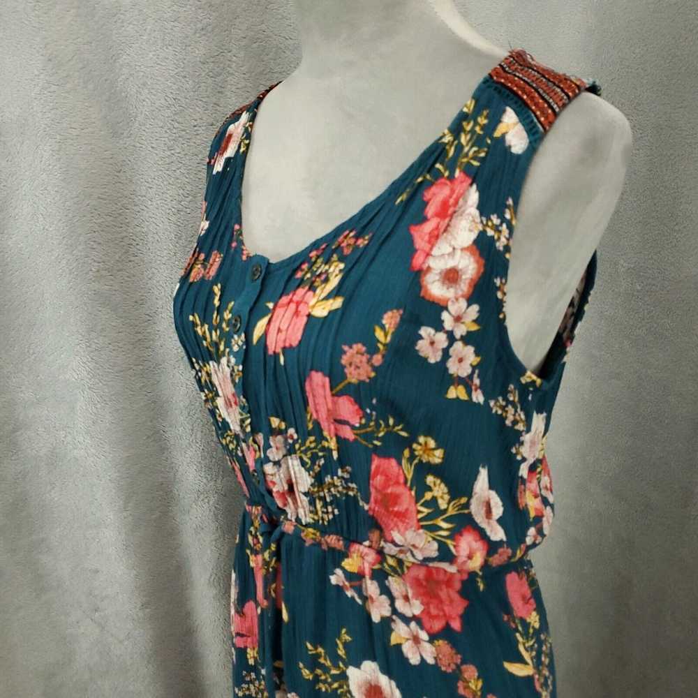 Vintage Knox Rose Dress Womens Medium Floral Boho… - image 2