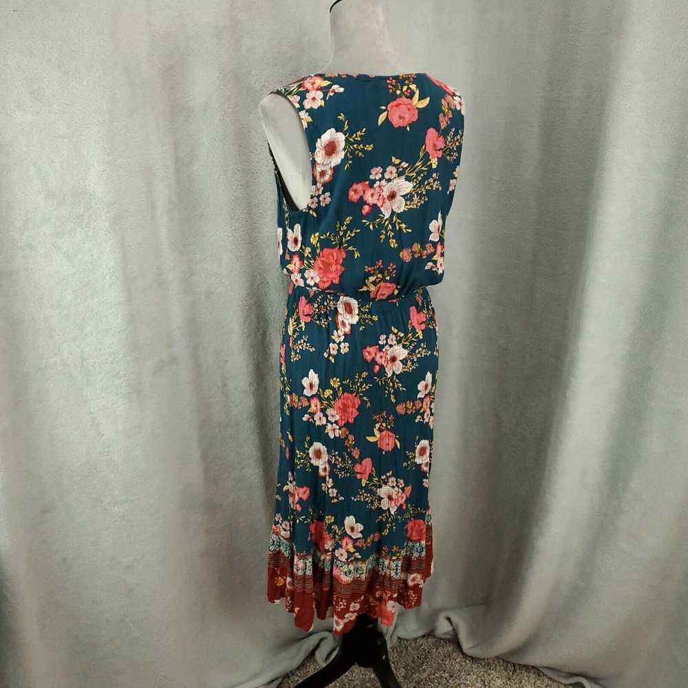 Vintage Knox Rose Dress Womens Medium Floral Boho… - image 3